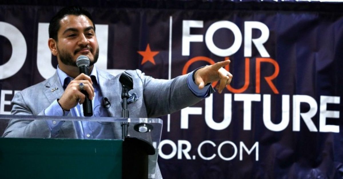 Abdul El-Sayed last year, as a candidate in Michigan's Democratic gubernatorial primary (Bill Pugliano/Getty Images)