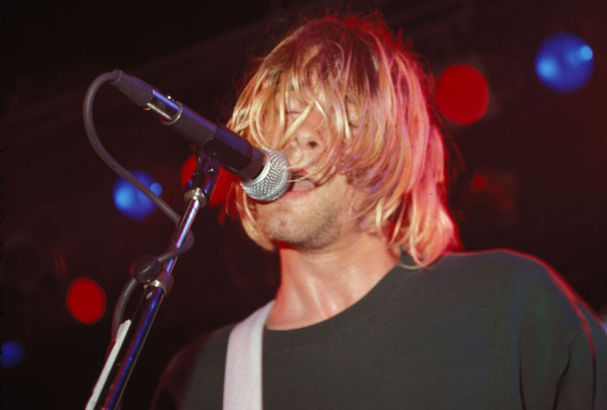 Nirvana performs live at The Roxy in Hollywood, CA on August 15, 1991.  (AP/Kevin Estrada)