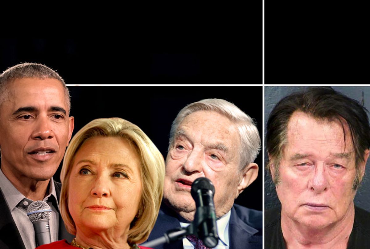 Barack Obama; Hillary Clinton; George Soros; Larry Mitchell Hopkins (Dona Ana County Detention Center/Getty/Salon)