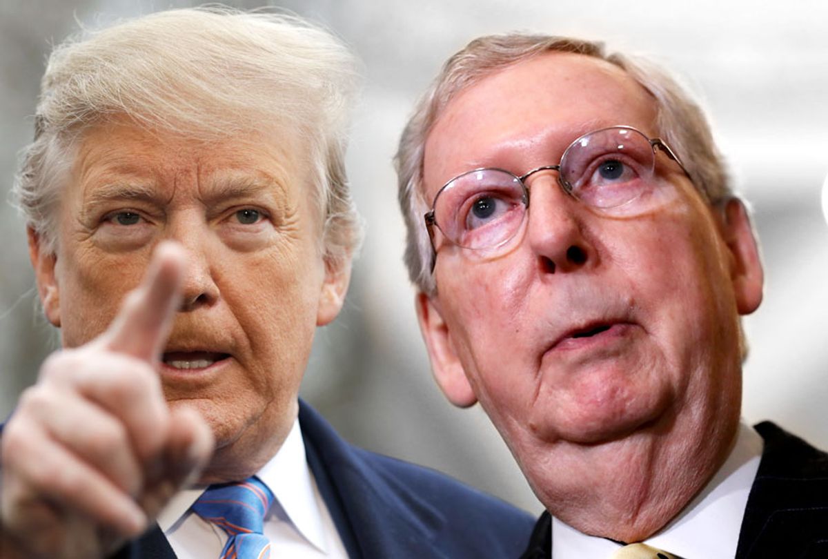 Donald Trump; Mitch McConnell (AP/Salon)