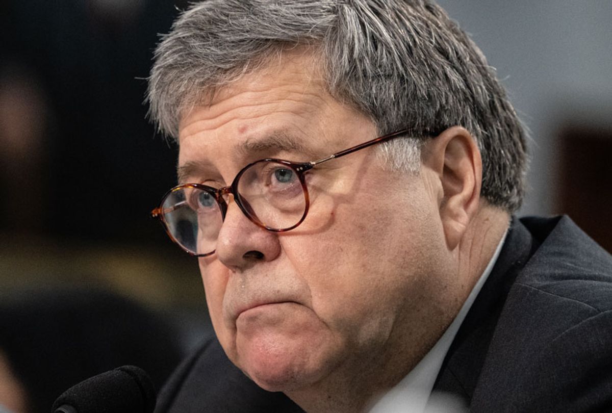 Attorney General William Barr testified before a House Appropriations subcommittee regarding the fiscal year 2020 budget request for the Justice Department on Tuesday, April 9, 2019 on Capitol Hill in Washington D.C. (Jeff Malet)