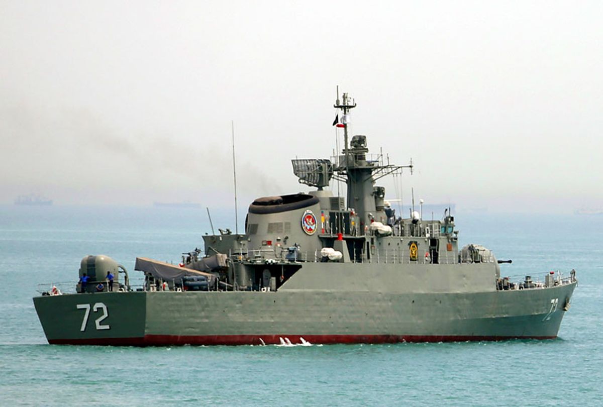 Iranian warship Alborz (AP/Fars News Agency, Mahdi Marizad)