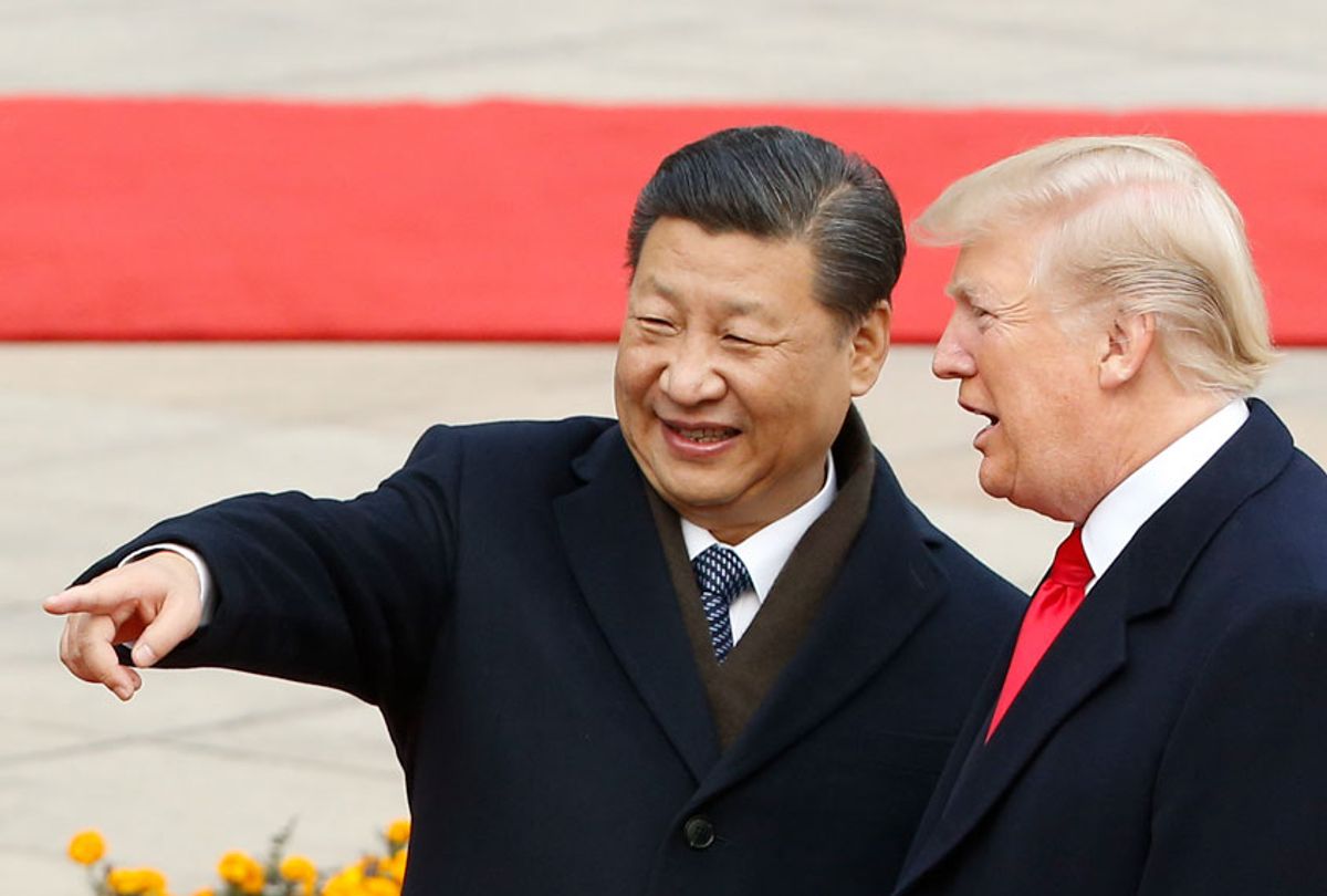 Xi Jinping; Donald Trump (Getty/Thomas Peter)