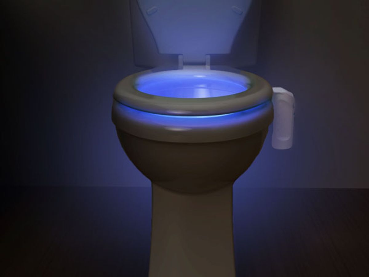 Toilet Light IR Sensor Motion Activated Glow Lavatory Toilet Bowl