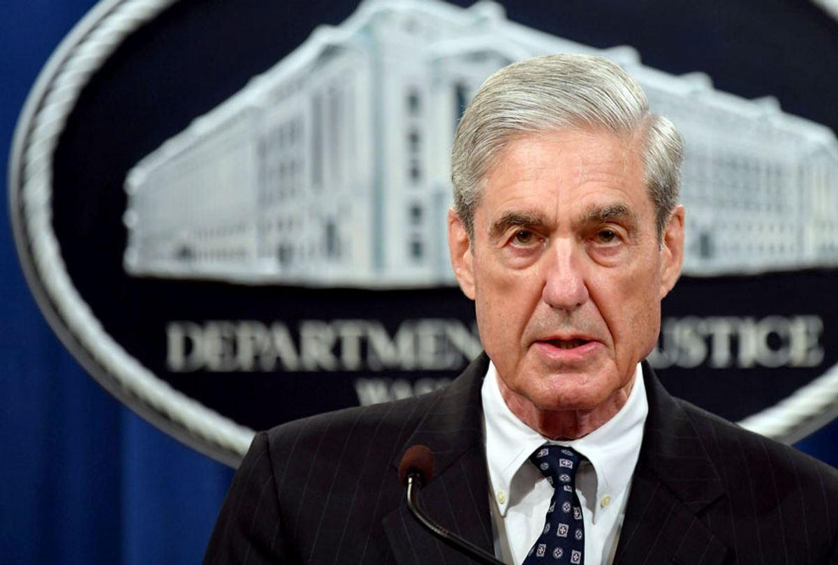 Special Counsel Robert Mueller speaks on the investigation into Russian interference in the 2016 Presidential election, at the US Justice Department in Washington, DC, on May 29, 2019. (Getty/Mandel Ngan)