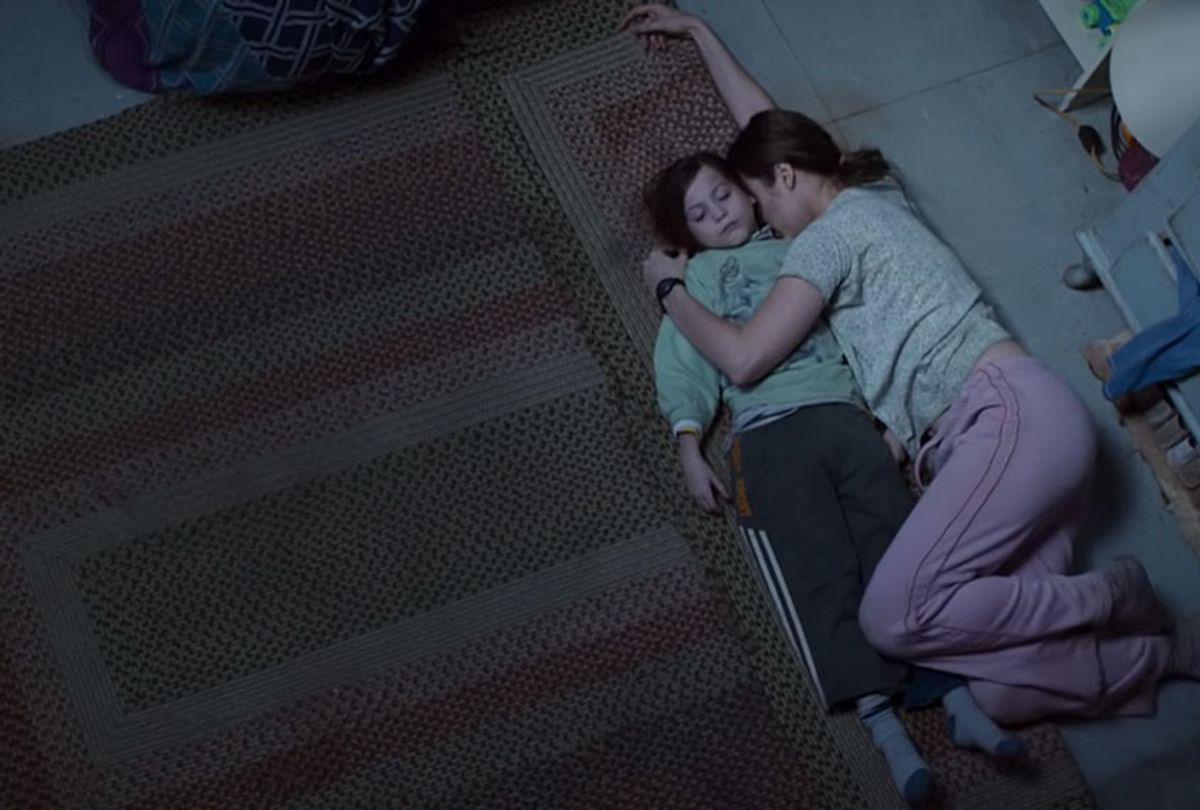 Jacob Tremblay and Brie Larson in "Room" (A24)