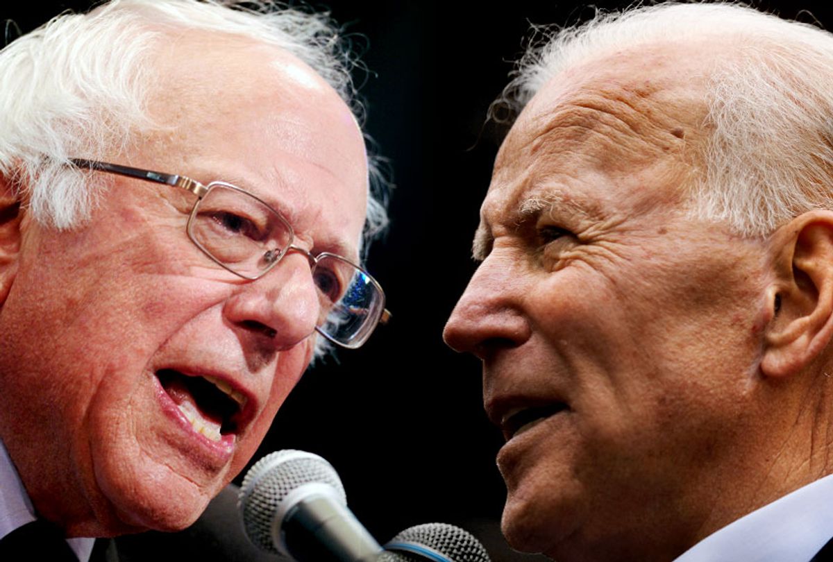 Bernie Sanders; Joe Biden (AP/Getty/Salon)
