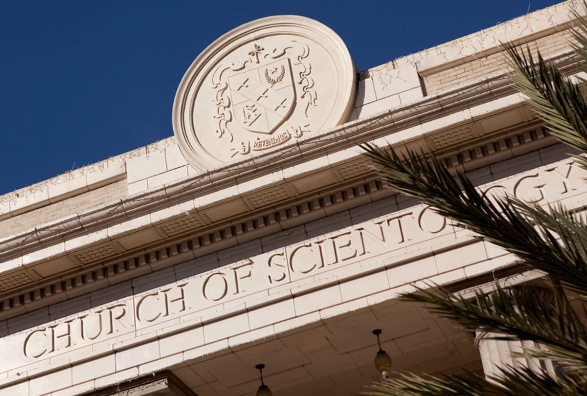A headquarters for the Church of Scientology is seen January 16, 2013 in Clearwater, Florida.  (Getty Images)