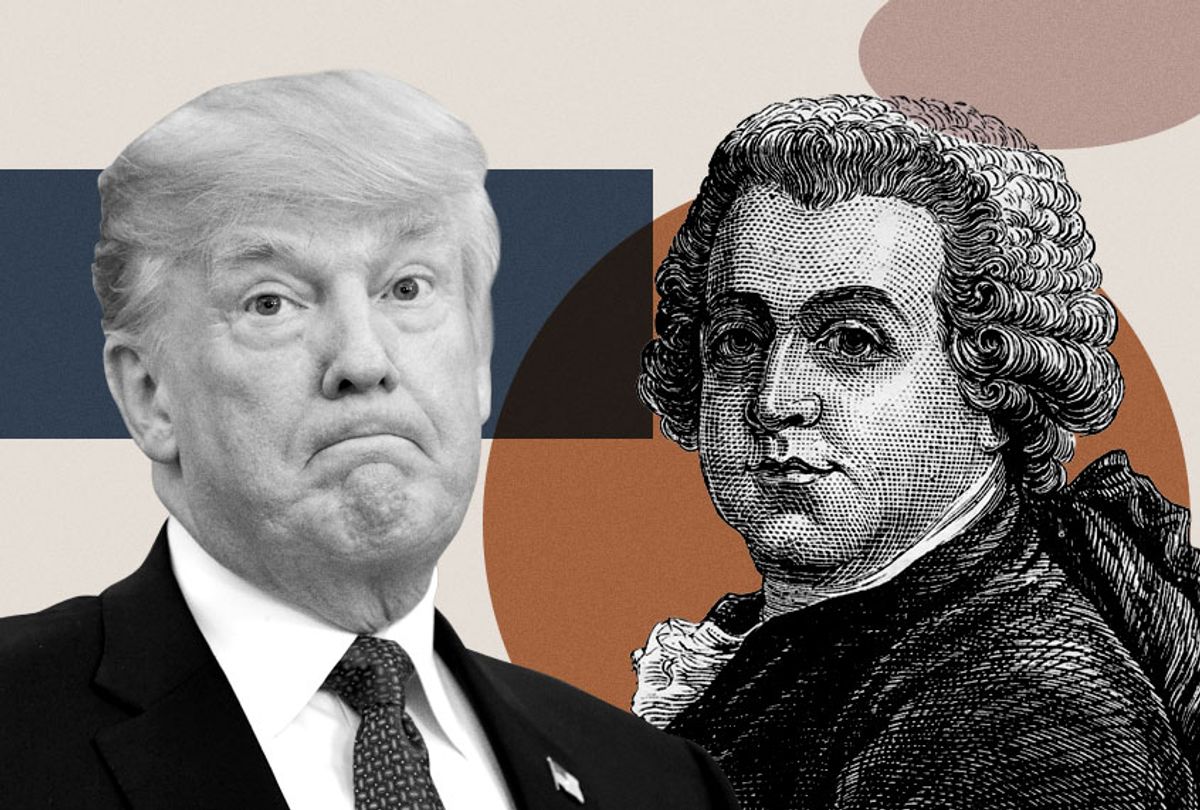 Donald Trump; John Adams (AP/Getty/Salon)