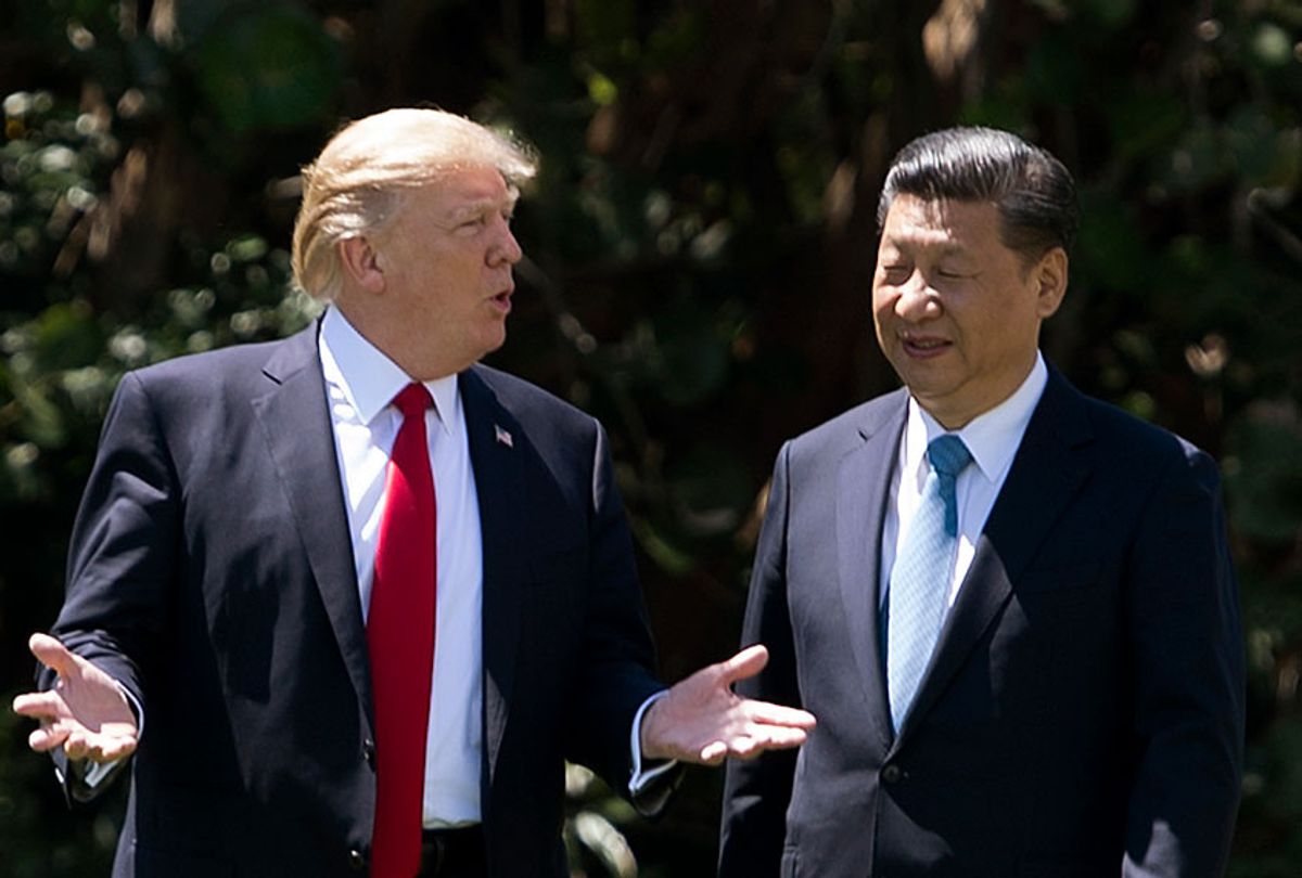 Donald Trump; Xi Jinping (Getty/Jim Watson)
