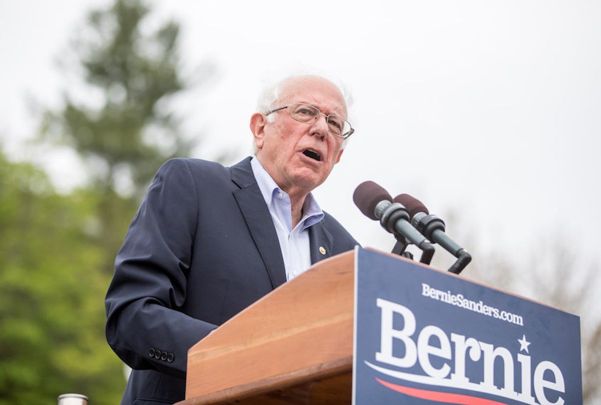 MONTPELIER, VT - MAY 25:  Democratic presidential candidate Sen. Bernie Sanders speaks during a rally in the capital of his home state of Vermont on May 25, 2019 in Montpelier, Vermont.  This was the first Vermont rally of Sanders' 2020 campaign. (Photo by Scott Eisen/Getty Images) (Scott Eisen/Getty Images)