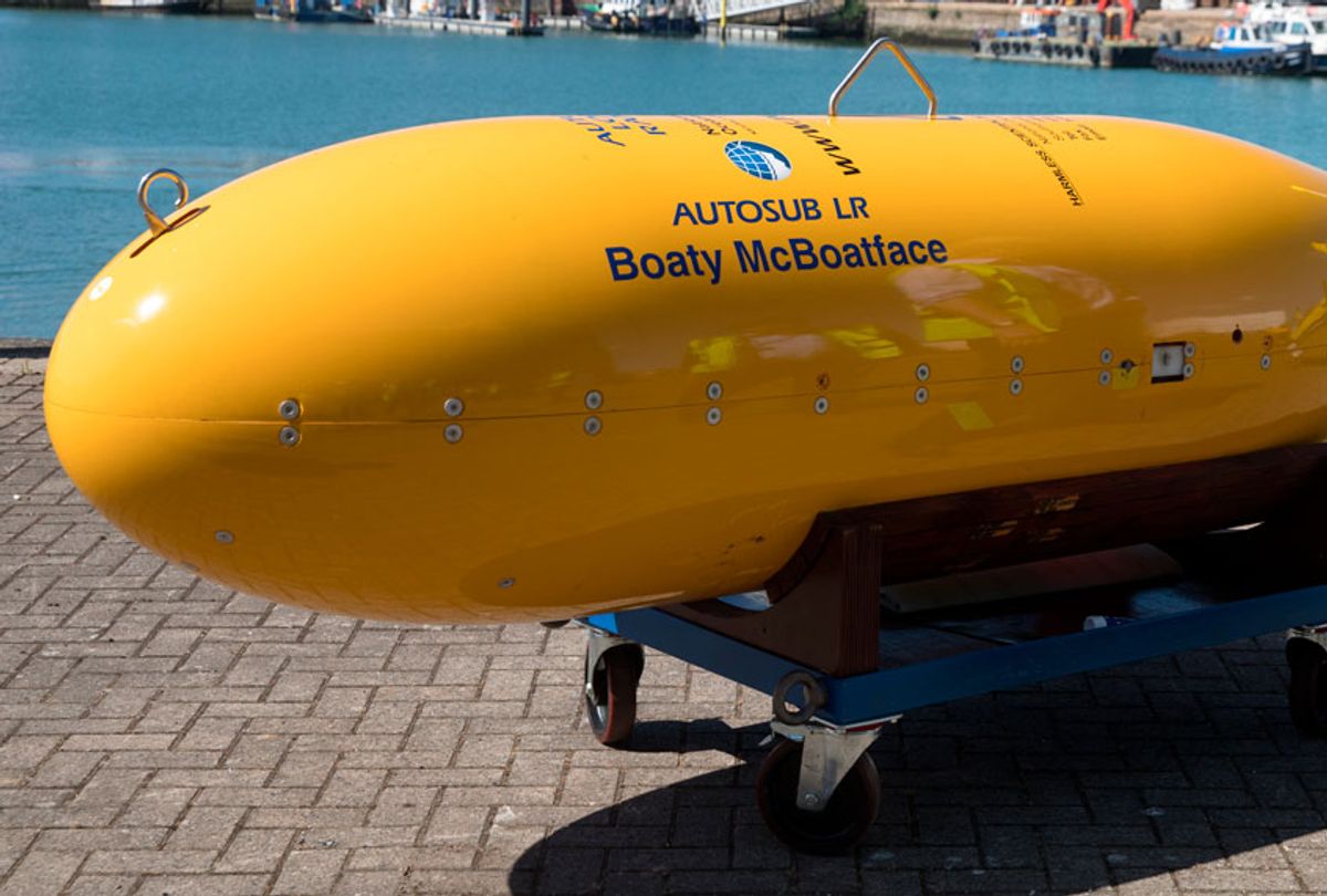 Boaty McBoatface, a autonomous underwater vehicle (AUVs) used for scientific research (Getty/Matt Cardy)