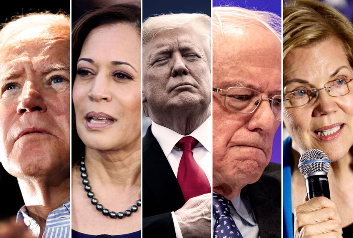 Biden Harris Sanders And Warren Defeat President Trump In New Head To Head Matchups 