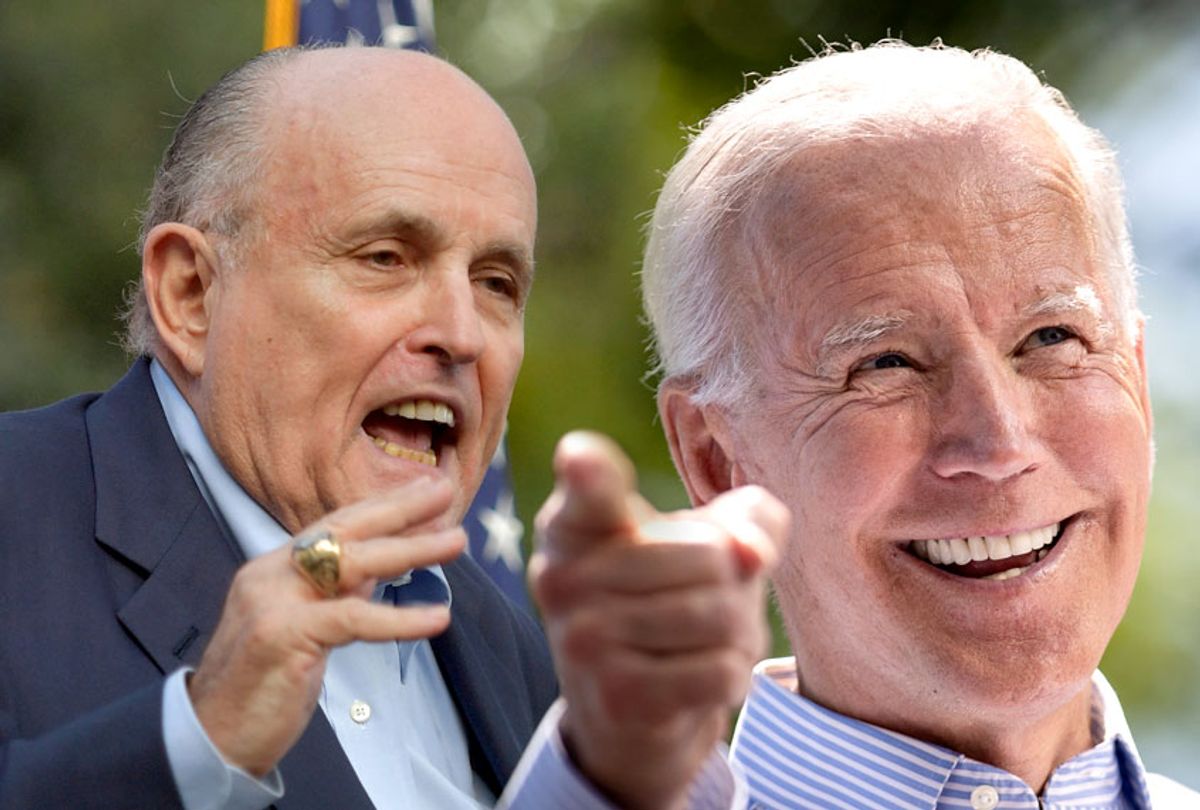 Rudy Giuliani; Joe Biden (AP/Getty/Salon)