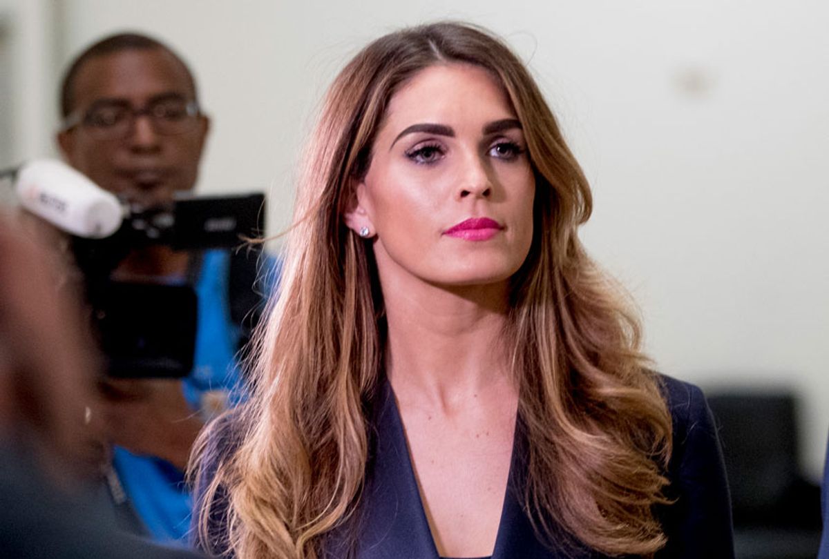 Former White House communications director Hope Hicks arrives for closed-door interview with the House Judiciary Committee on Capitol Hill in Washington, Wednesday, June 19, 2019. (AP/Andrew Harnik)
