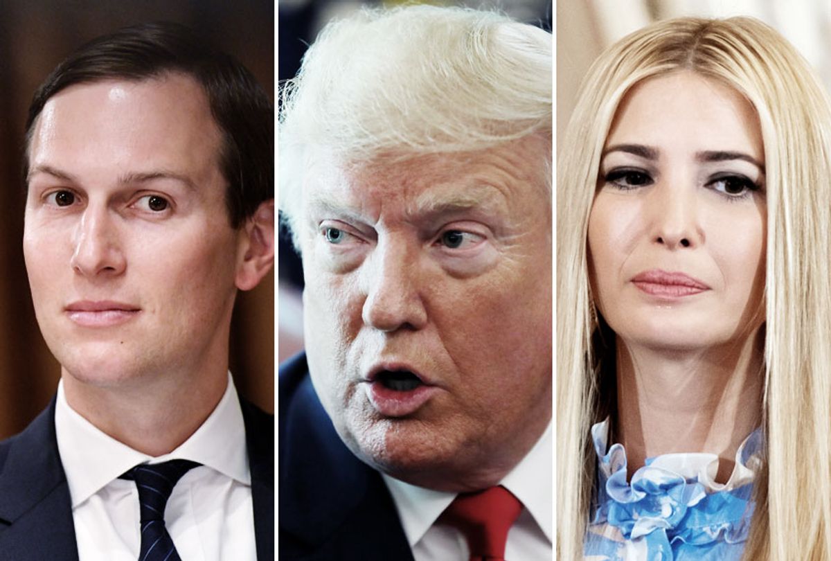 Jared Kushner; Donald Trump; Ivanka Trump (Getty/Salon)