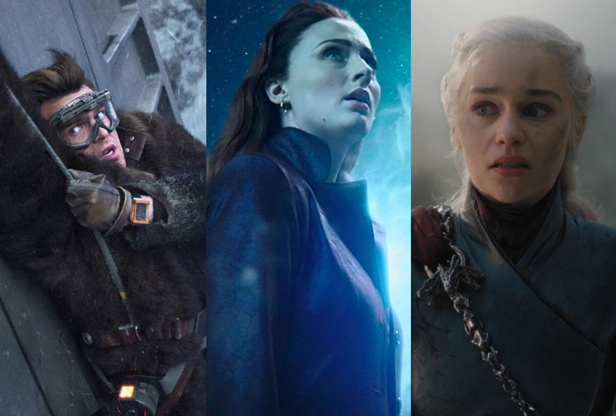 "Solo: A Star Wars Story;" "Dark Phoenix;" "Game of Thrones" (Lucasfilm/20th Century Fox/HBO)