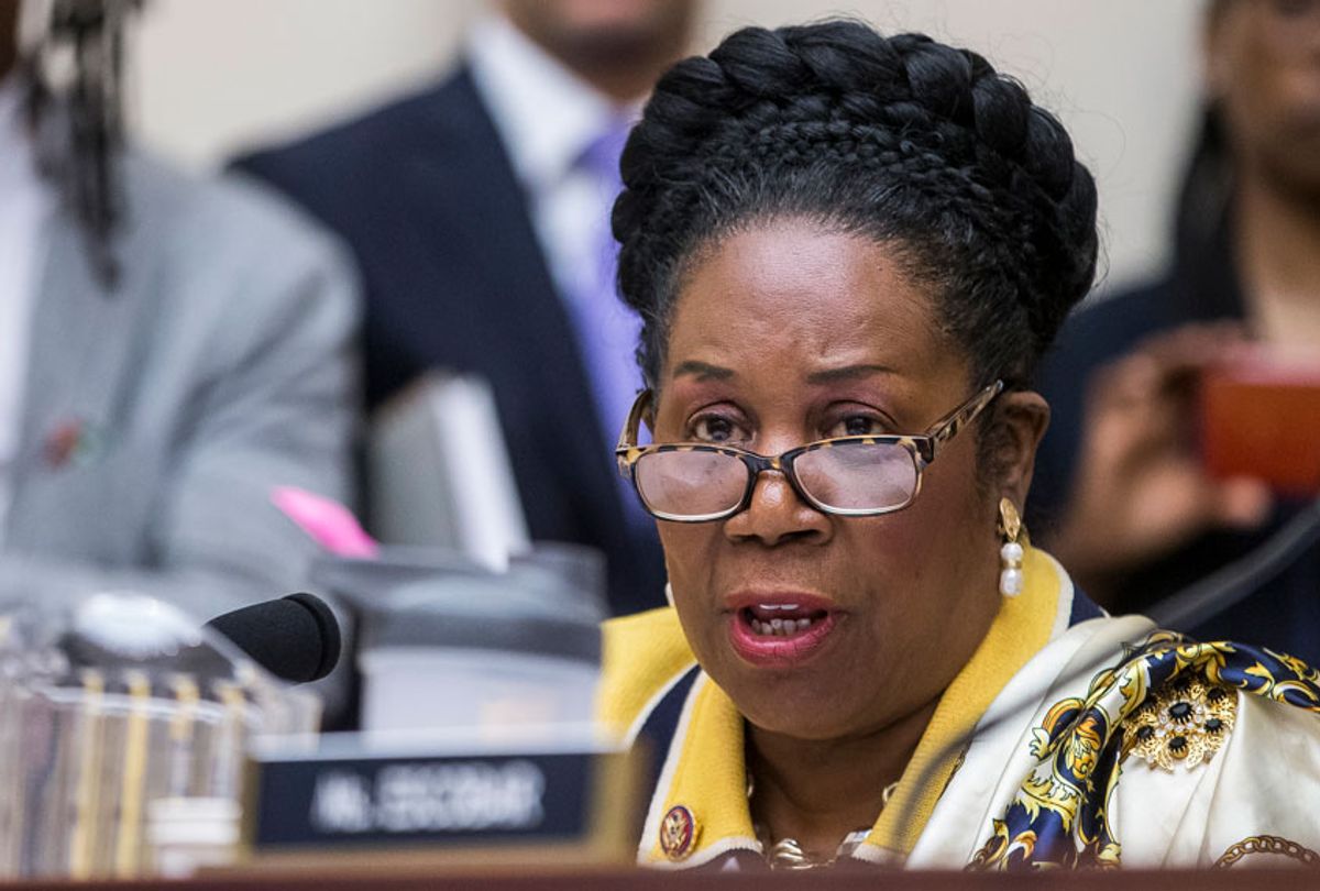 Rep. Sheila Jackson Lee (D-TX) speaks during a hearing on slavery reparations held by the House Judiciary Subcommittee on the Constitution, Civil Rights and Civil Liberties on June 19, 2019 in Washington, DC. (Getty/Zach Gibson)