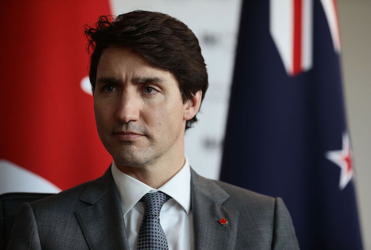 Canadian Prime Minister Justin Trudeau on April 18, 2018 in London, England. (Getty Images)