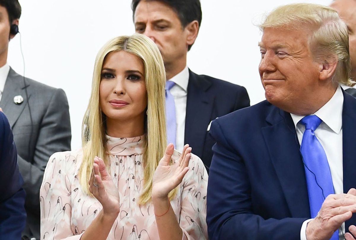 Advisor to the President, Ivanka Trump, and president Donald Trump and attend an event on women's empowerment during the G20 Summit in Osaka on June 29, 2019.  (Getty/Brendan Smialowski)