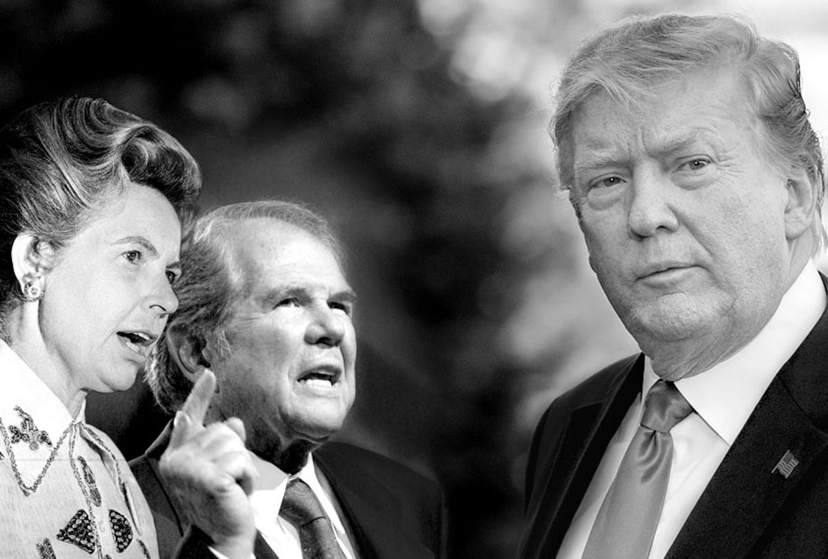 Phyllis Schlafly; Pat Robertson; Donald Trump (AP/Getty/Salon)