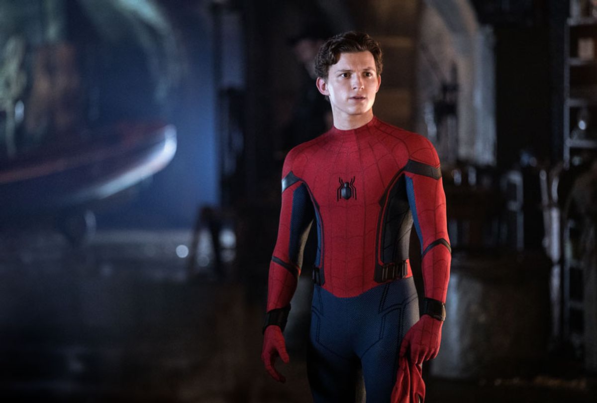 Tom Holland as Peter Parker/Spider-Man in Spider-Man: Far From Home (Sony Pictures/Jay Maidment)