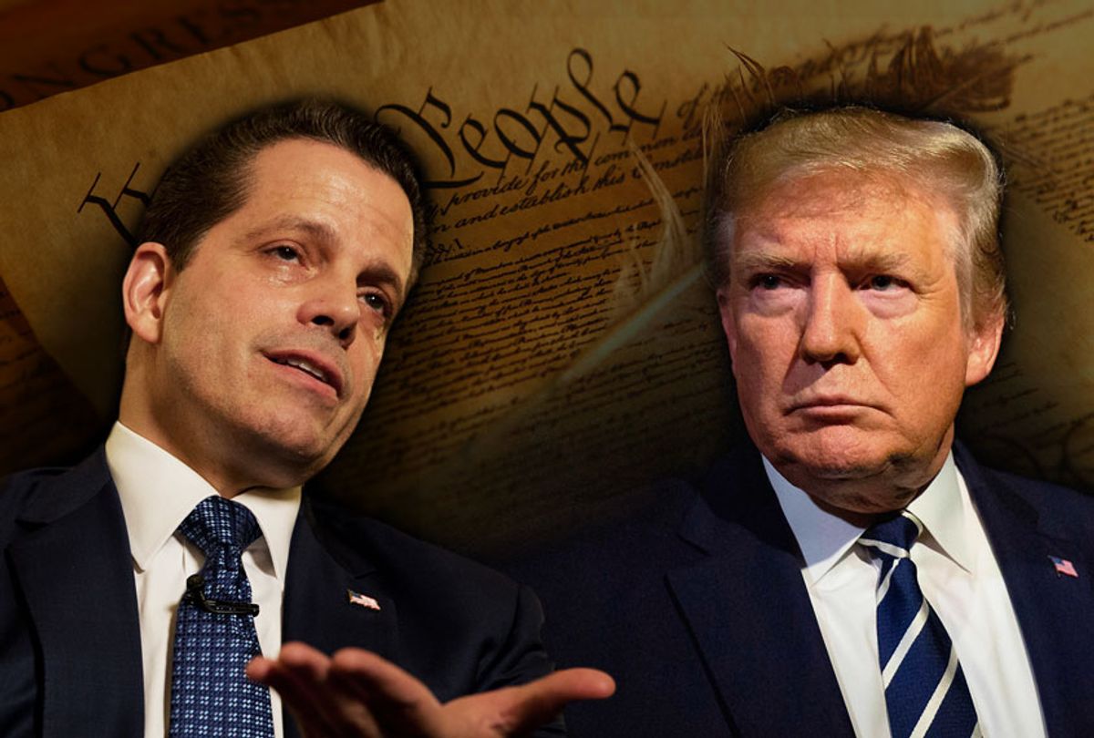 Anthony Scaramucci and Donald Trump (AP/Getty/Ariel Schalit/spxChrome/Alastair Pike)