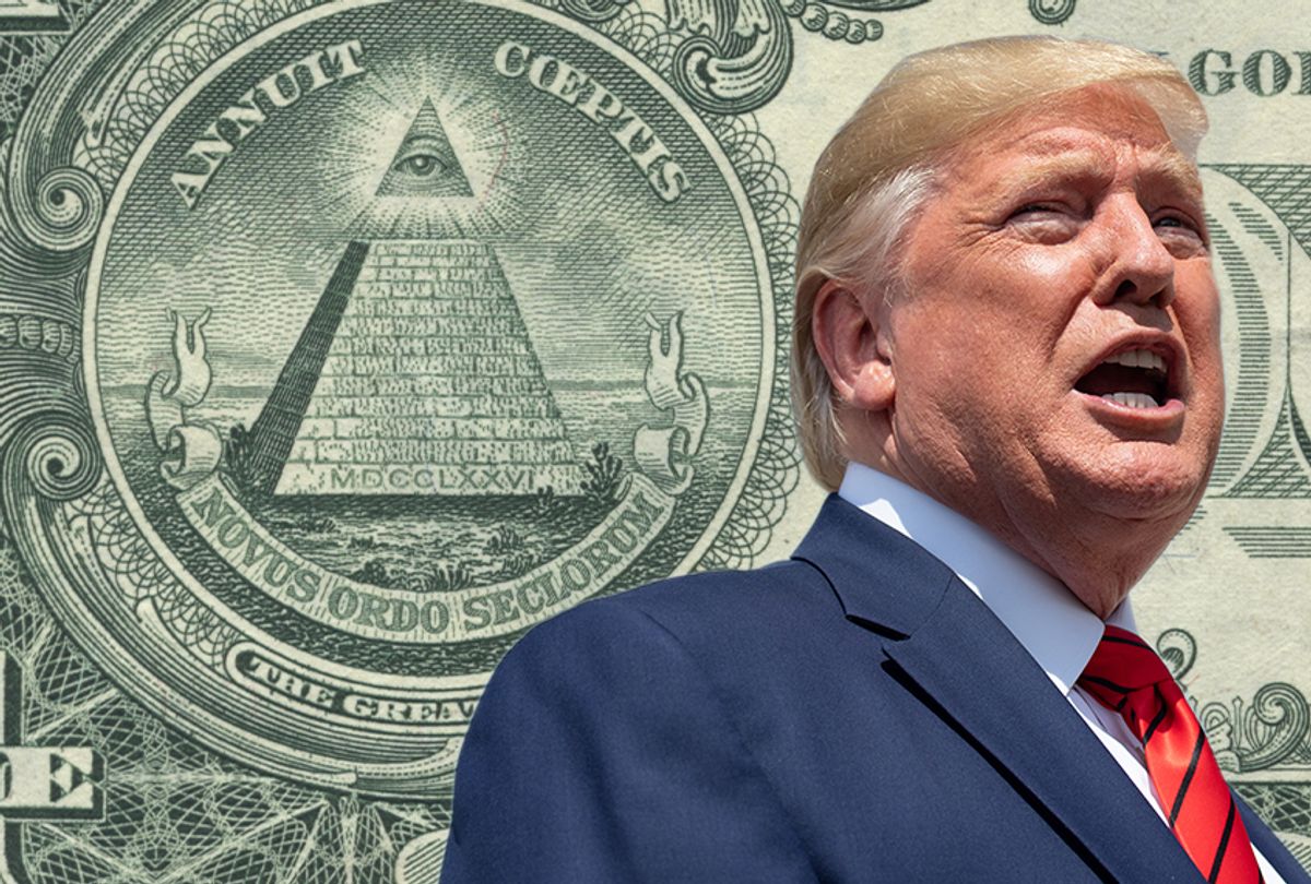Donald Trump's conspiracy theory (Photo illustration by Salon/Getty Images)