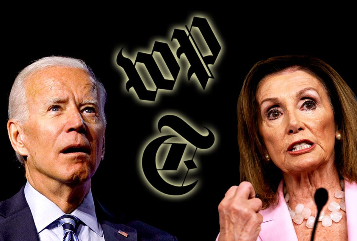 Nancy Pelosi and Joe Biden (AP Photo/Getty Images/NYT/Washington Post/Salon)