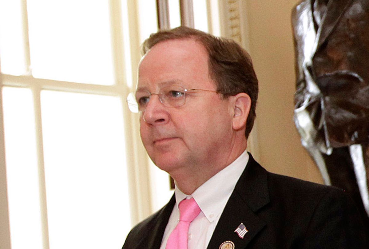 Rep. Bill Flores, R-Texas, walk to the House floor on Capitol Hill in Washington (AP/J. Scott Applewhite)