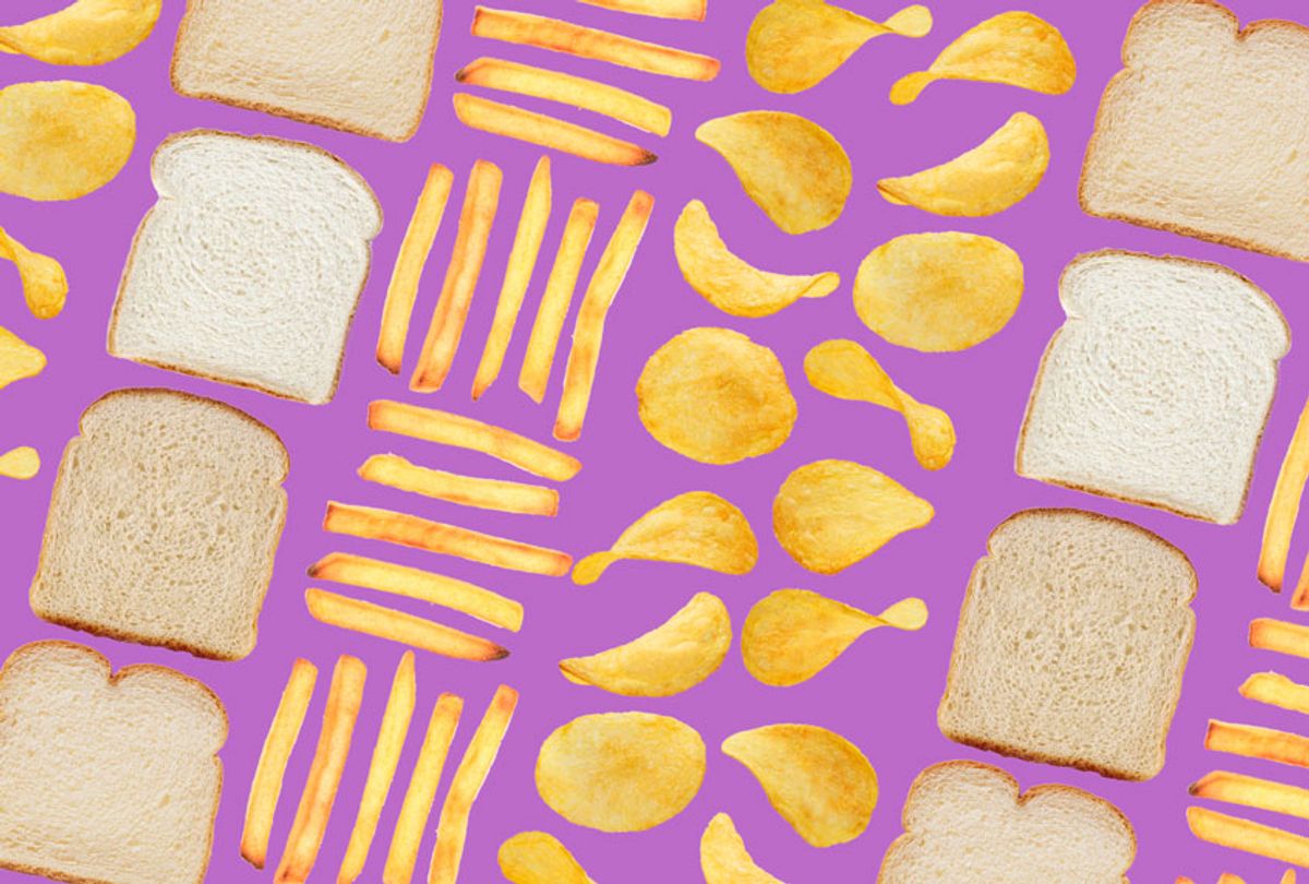 French Fries, Pringles, and White Bread (Getty/Salon)
