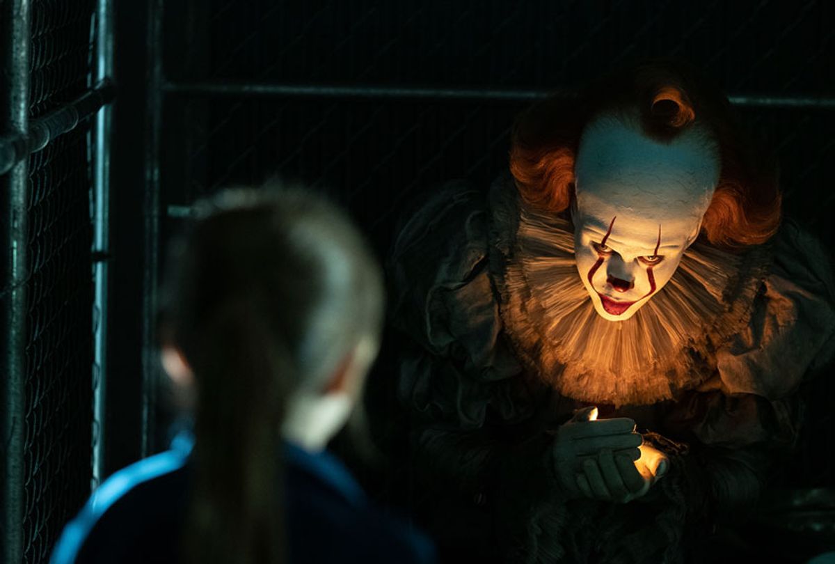 BILL SKARSGÅRD as Pennywise in New Line Cinema’s horror thriller "IT CHAPTER TWO,” a Warner Bros. Pictures release. (Warner Bros. Entertainment Inc./ New Line Cinema/ Brooke Palmer)