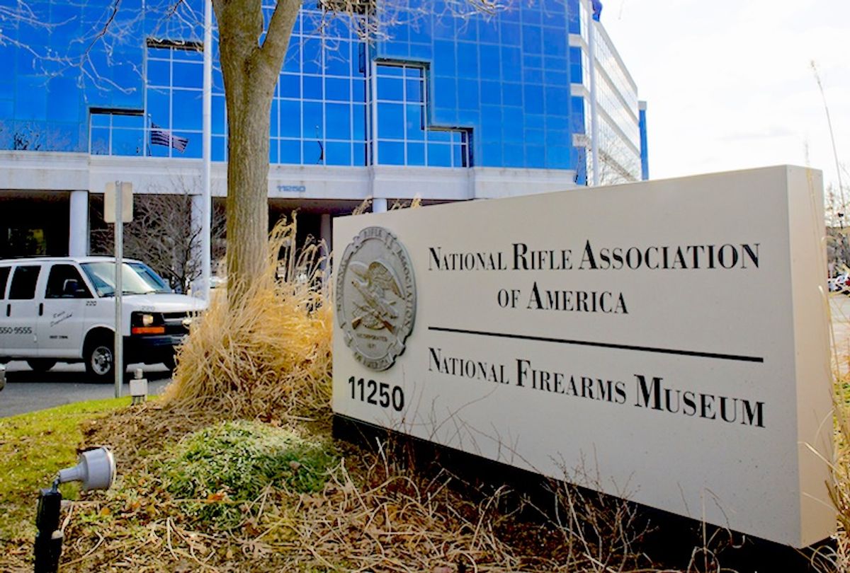 The National Rifle Association(NRA) headquarters is seen March 14, 2013, in Fairfax, Virginia.  (PAUL J. RICHARDS/AFP/Getty Images)