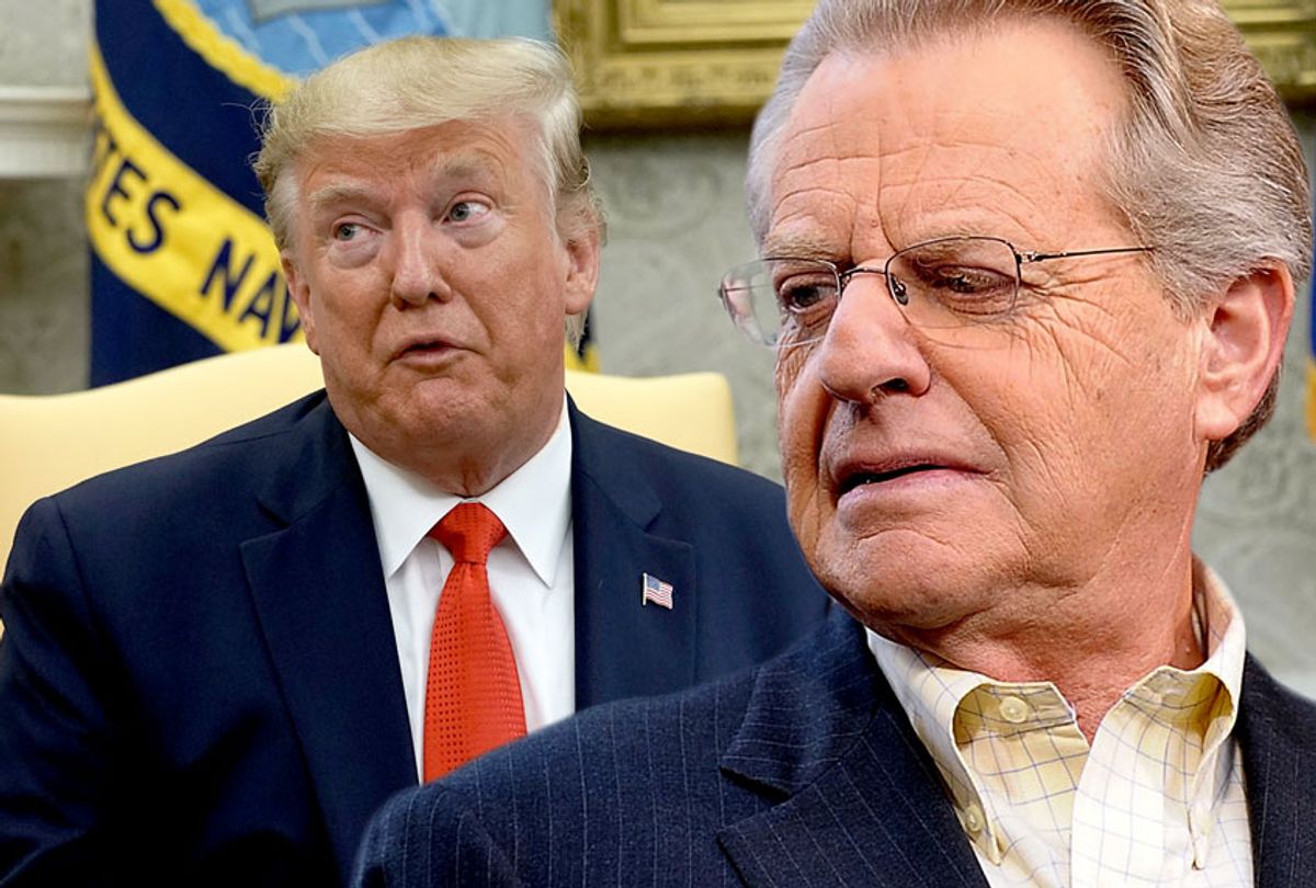 Jerry Springer and Donald Trump (Getty Images/ Alex Wong/ Michael Loccisano)