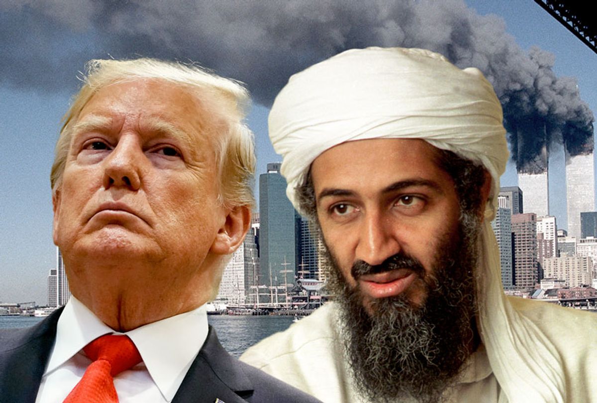 Donald Trump and Osama bin Laden (AP Photo/Jim Collins/Getty Images/Chip Somodevilla)