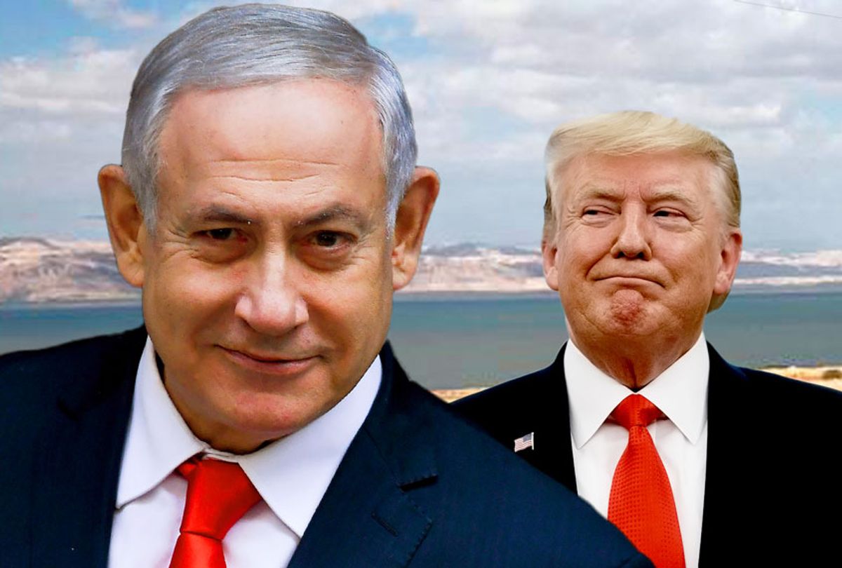 Donald Trump and Benjamin Netanyahu (Getty Images/AP Photo/Salon)
