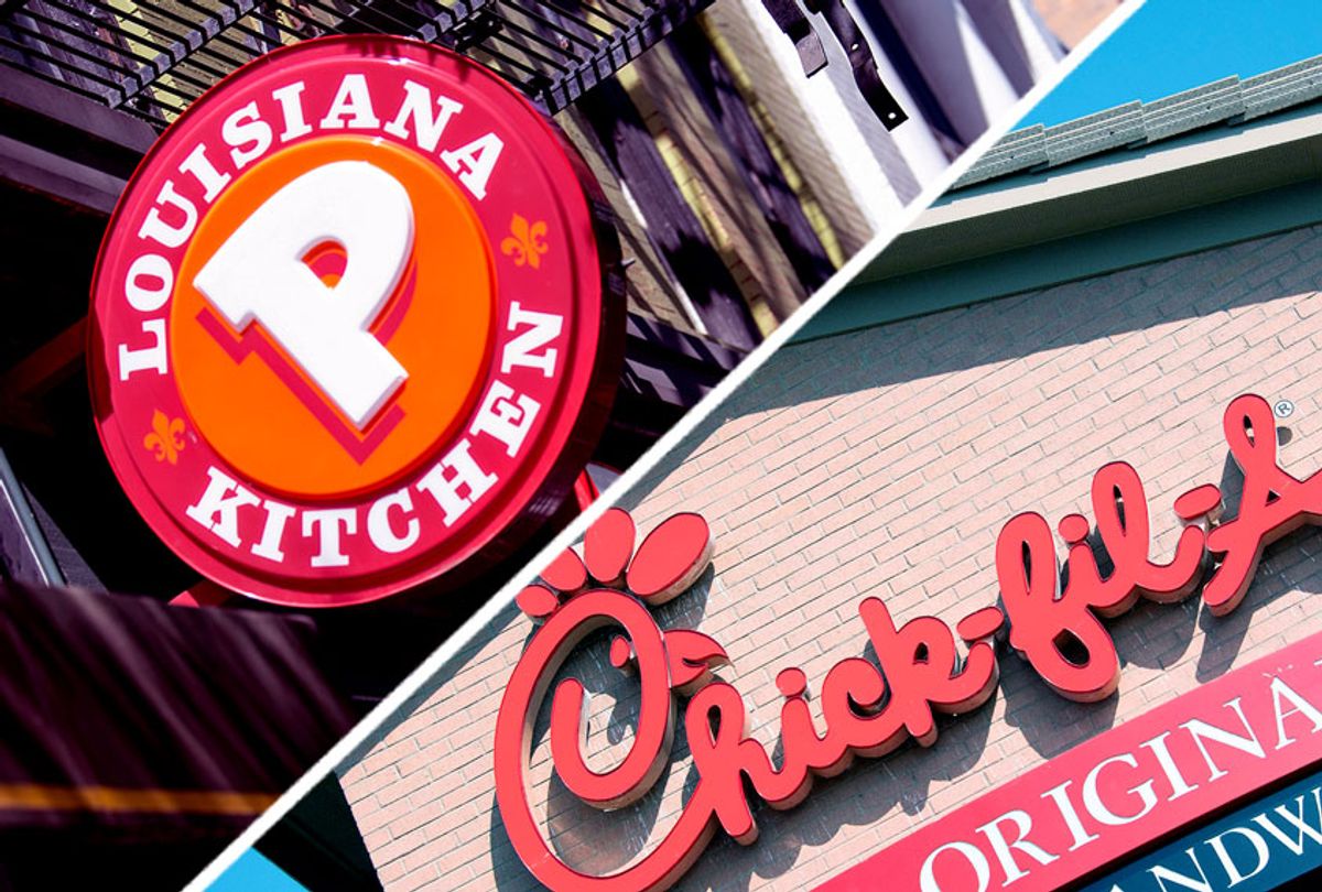 Chick-fil-A VS Popeyes (Getty Images/Salon)