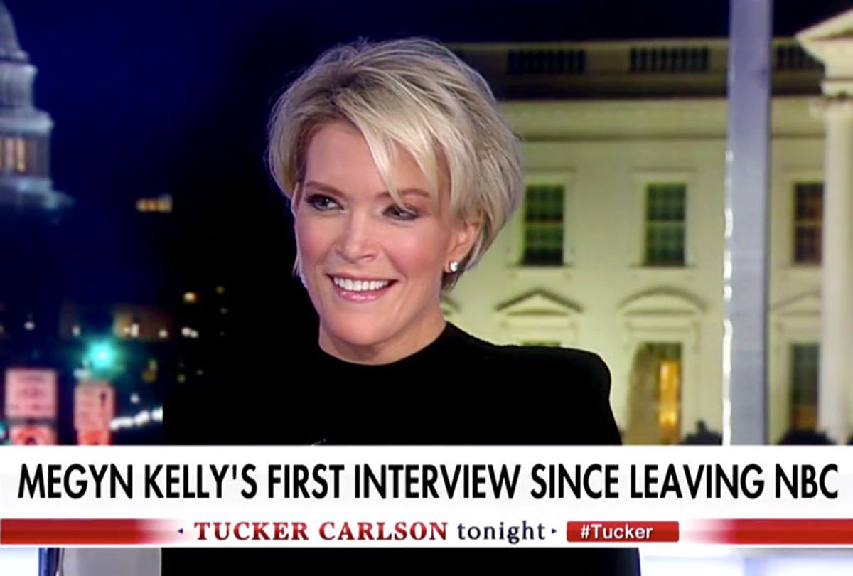 Megyn Kelly on "Tucker Carlson Tonight" (Fox News)