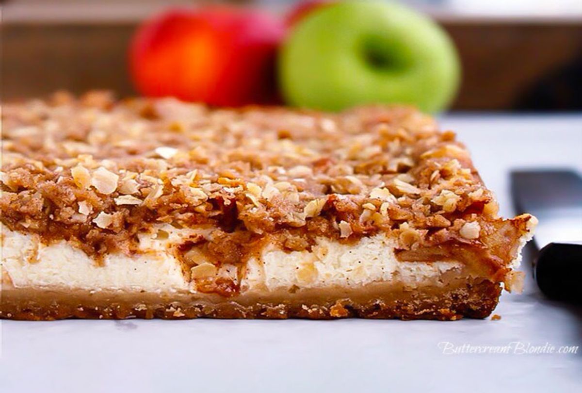 Apple Crisp Cheesecake Bars (Photo courtesy of Meghan McGarry)