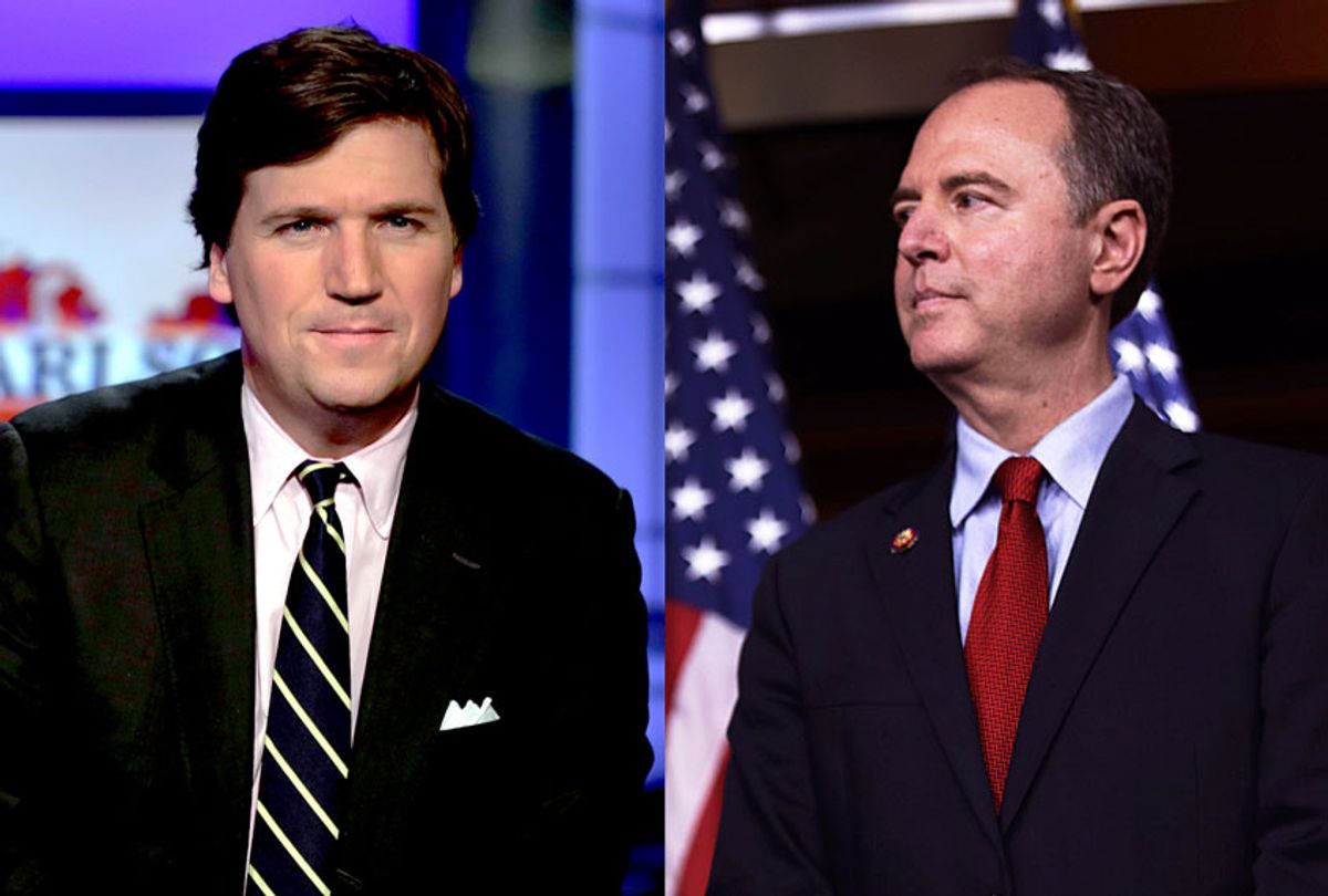 Tucker Carlson and Adam Schiff (Getty Images/AP Photo/Salon)