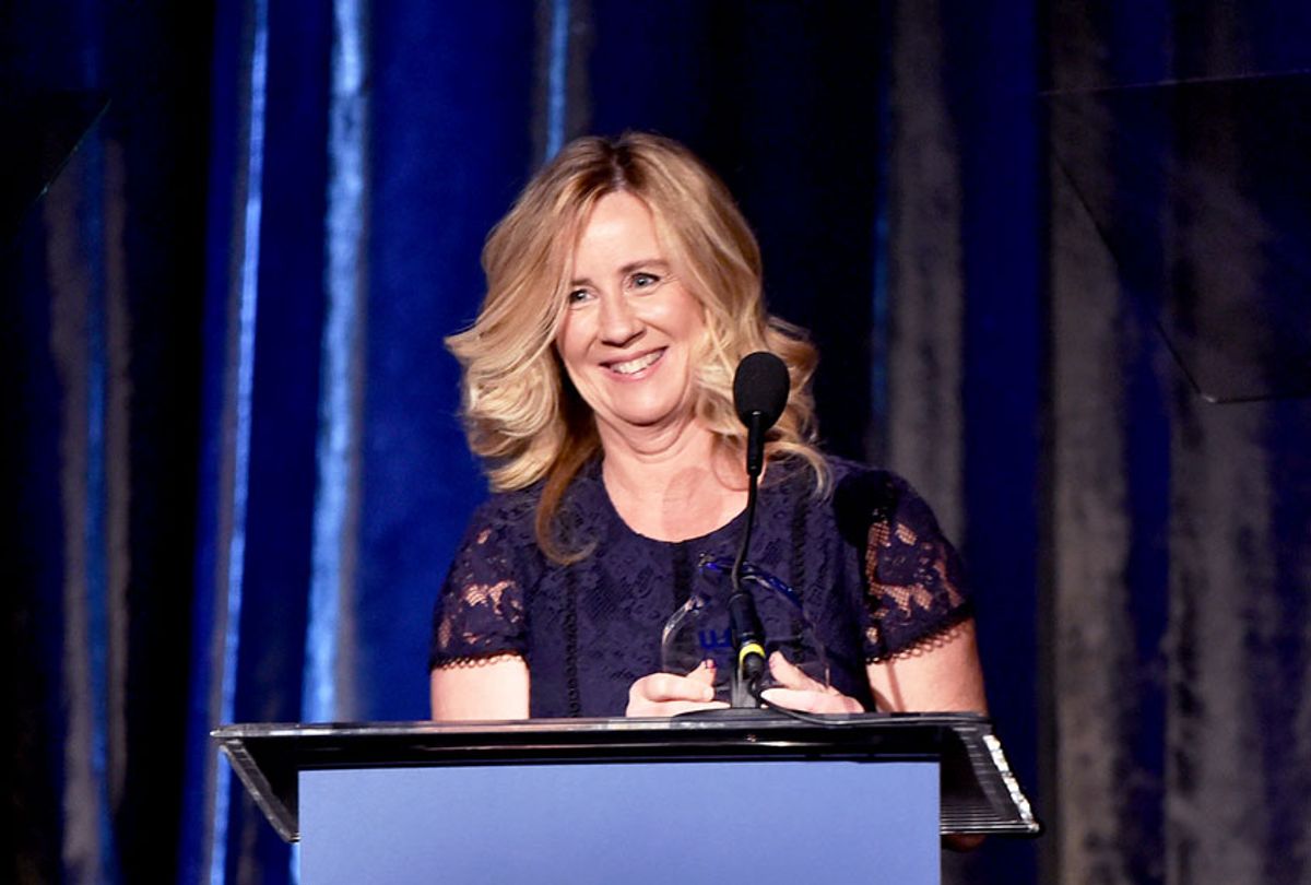 Dr. Christine Blasey Ford speaks onstage during ACLU SoCal's Annual Bill of Rights dinner at the Beverly Wilshire Four Seasons Hotel on November 17, 2019 in Beverly Hills, California. (Alberto E. Rodriguez/Getty Images)