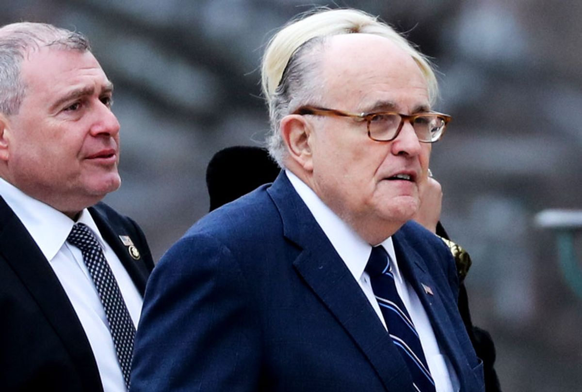 Lawyer for US President Donald Trump, Rudy Giuliani (ALEX EDELMAN/AFP via Getty Images)