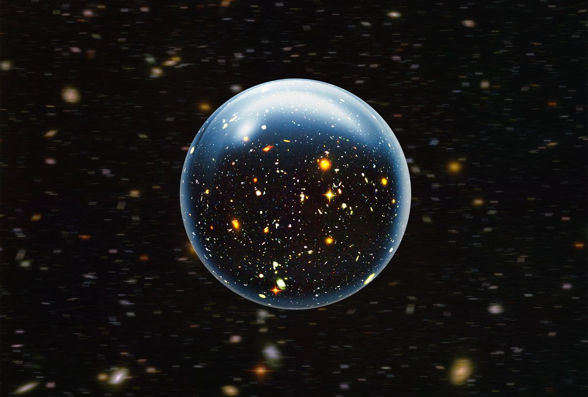 Hubble Ultra Deep Field conceptualized as a sphere (Nasa/Salon)