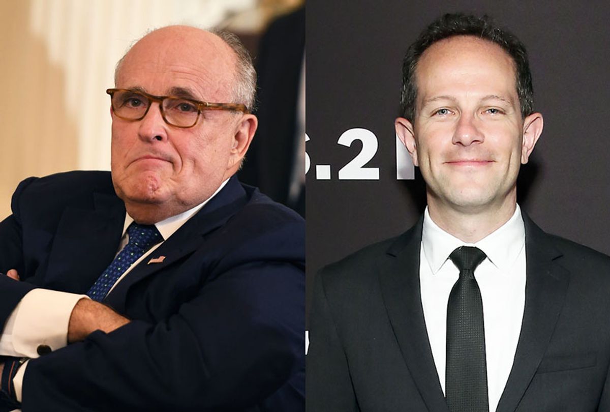 Ken Vogel and Rudy Giuliani (Getty Images)