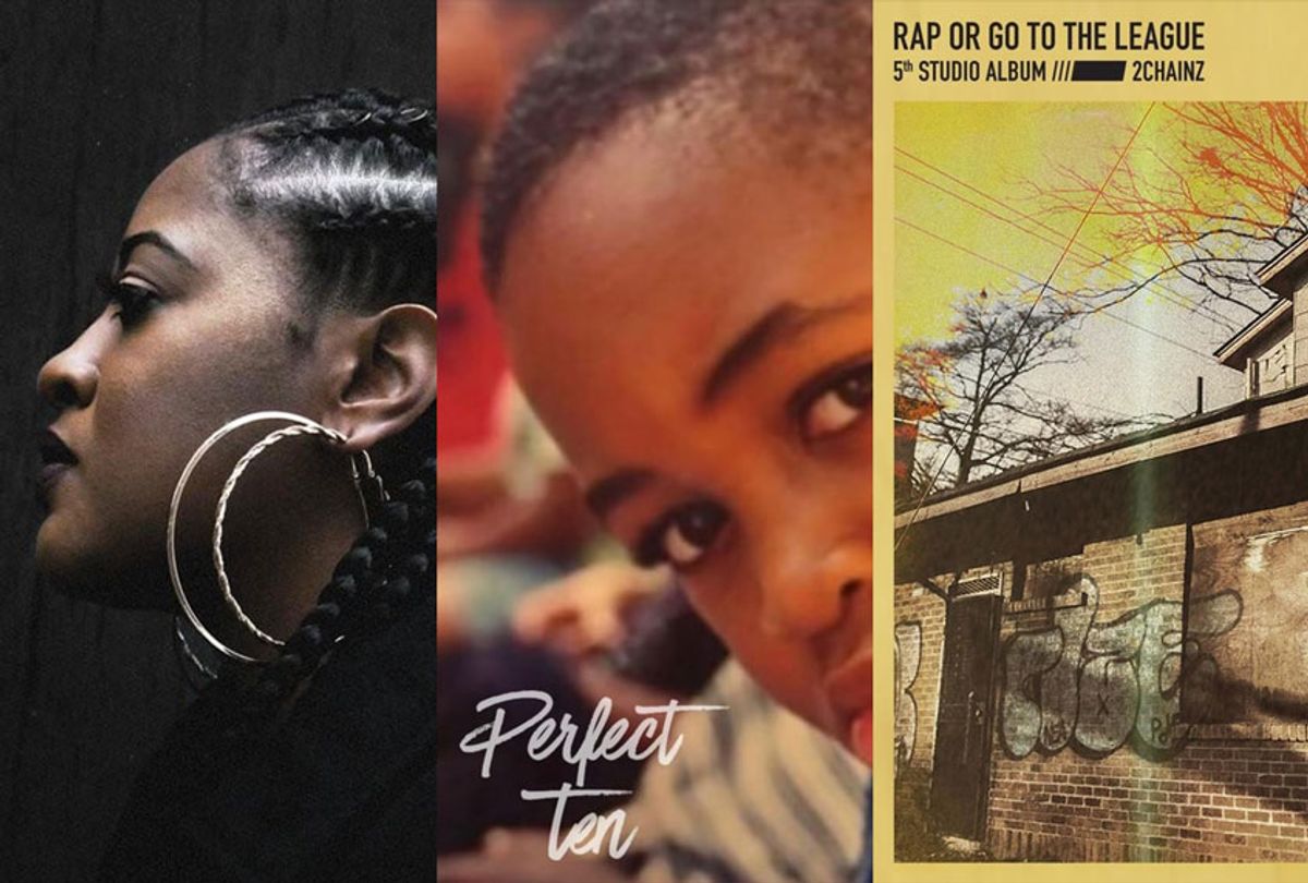 "Eve" album by Rapsody, "Perfect Ten" album by Mustard, and "Rap or Go to the League" album by 2 Chainz (Gamebread/10 Summers/Jamia)