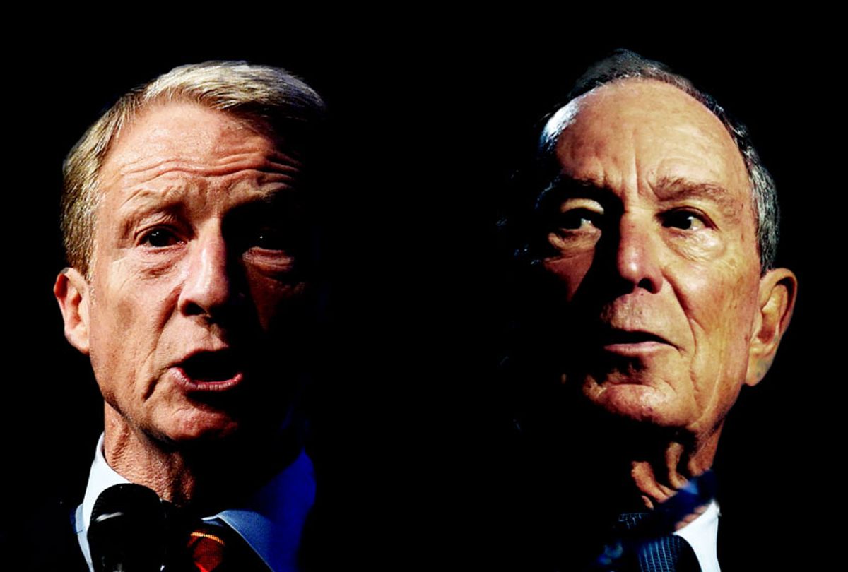 Tom Steyer and Michael Bloomberg (Getty Images/Salon)