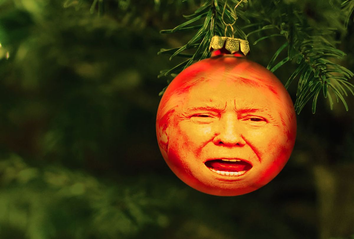 Donald Trump Christmas Ornament (Getty Images/AP Photo/Salon)