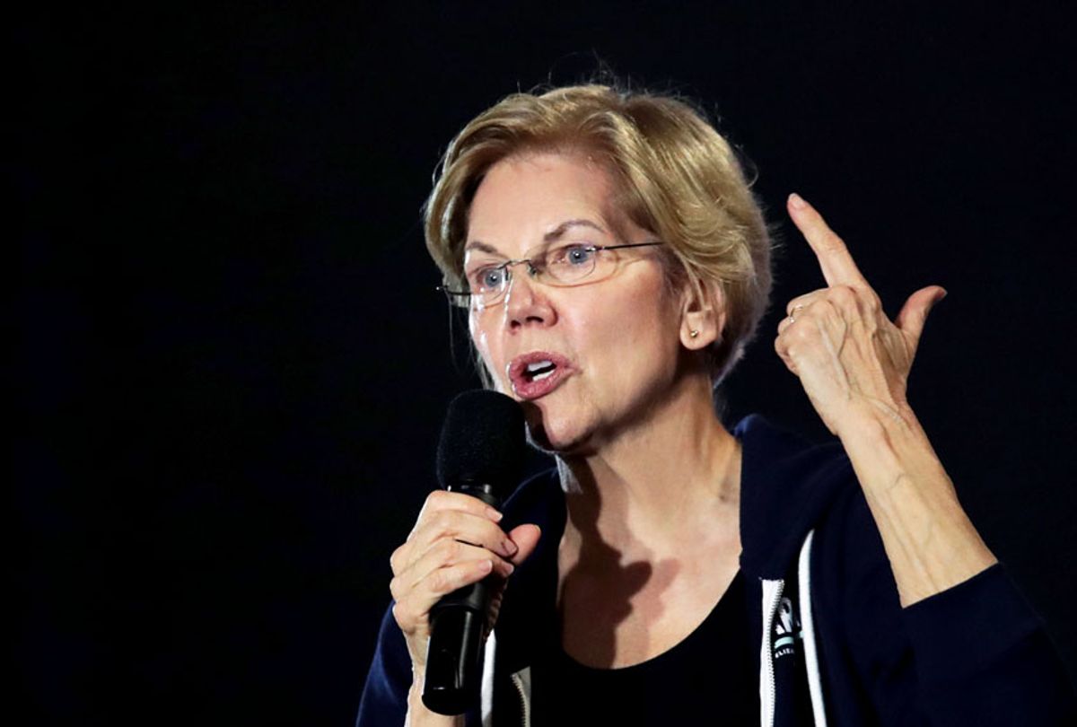 Democratic presidential candidate Sen. Elizabeth Warren  (Scott Olson/Getty Images)