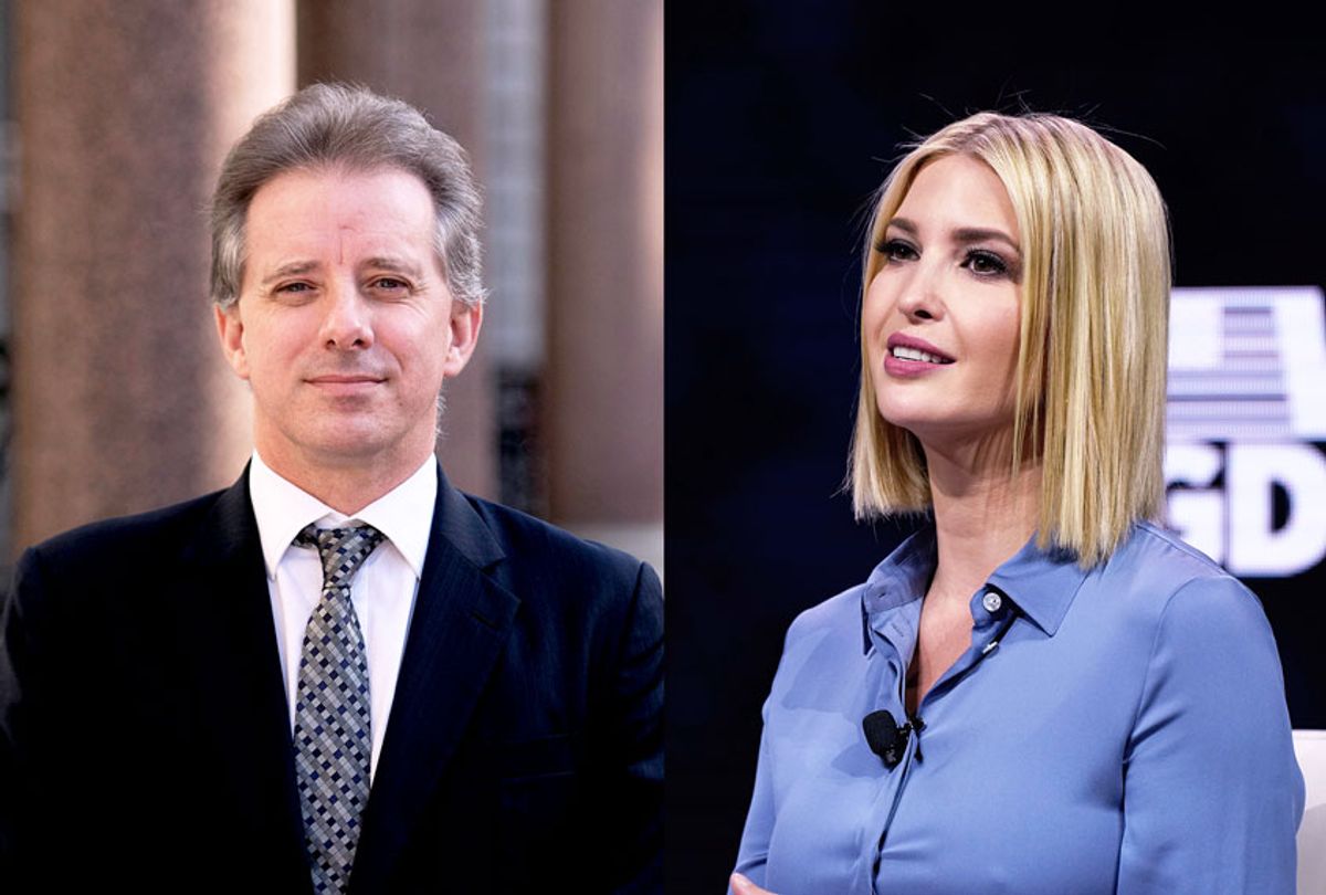 Christopher Steele and Ivanka Trump (Victoria Jones/PA Images/Leigh Vogel/Getty Images for Concordia Summit)