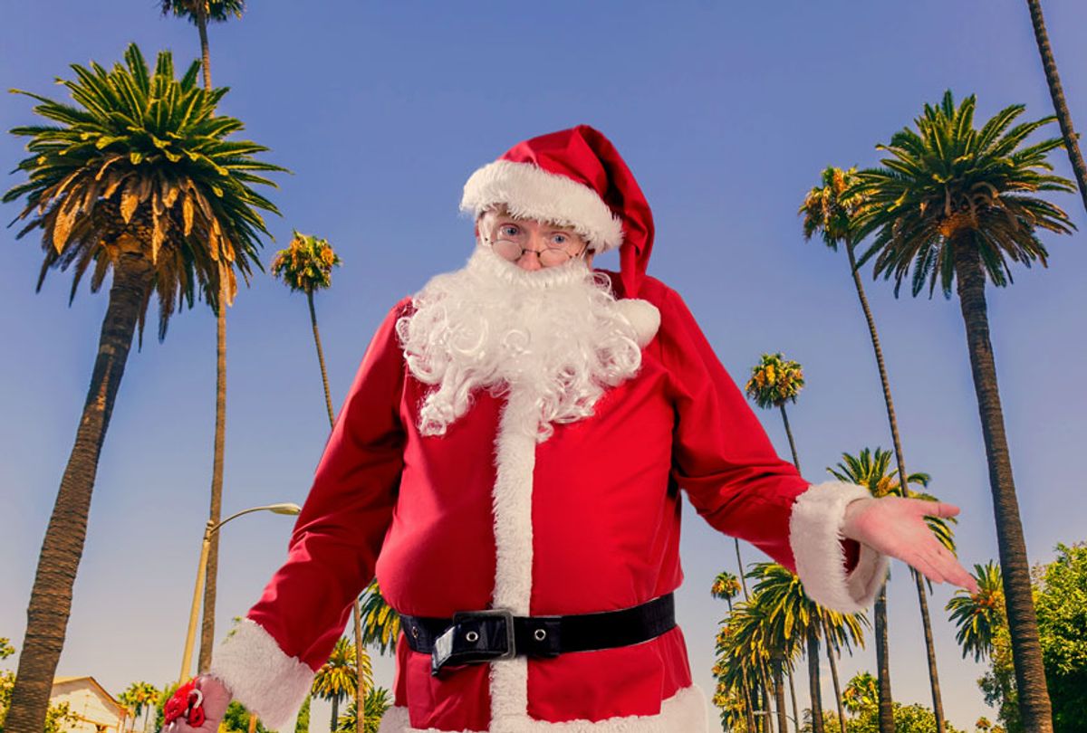 Santa Claus in Los Angeles (Getty Images/iStock/Salon)